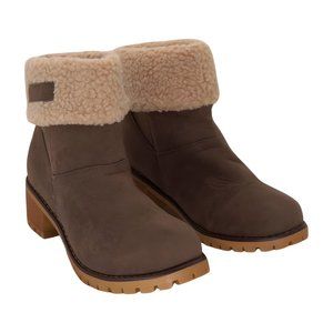 YASIRUN Grey Snow Boot Womens Shoes, GREY, Size 9